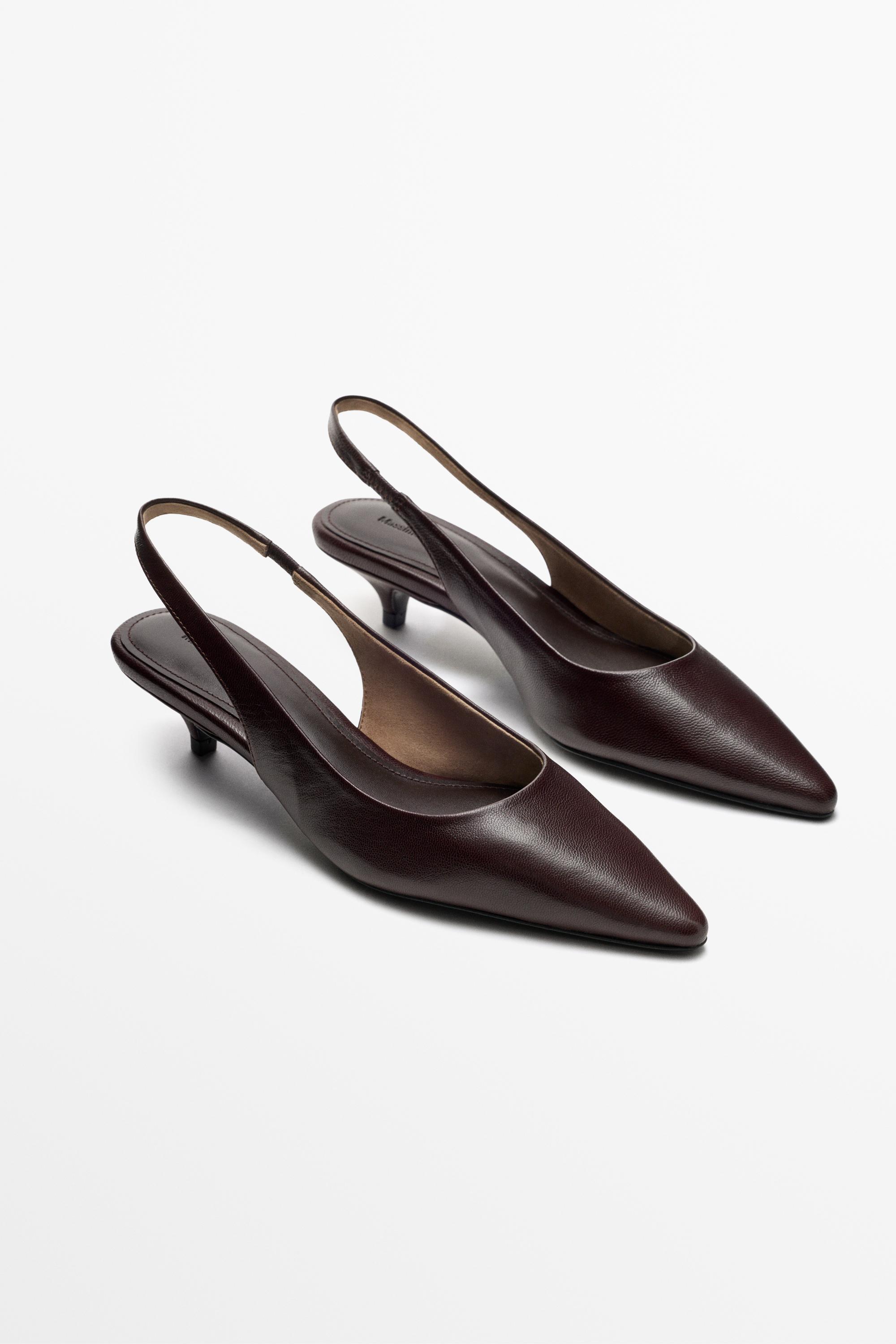 Chaussure à talon ouvert