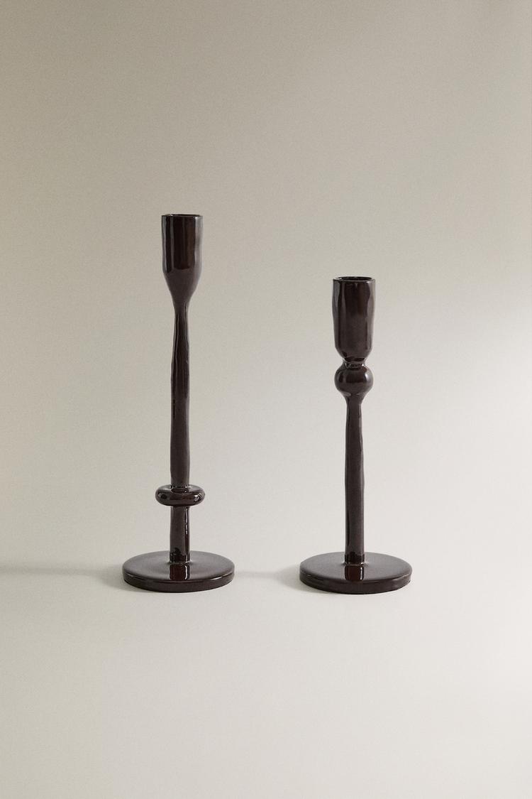 IRON CANDLESTICK — Black