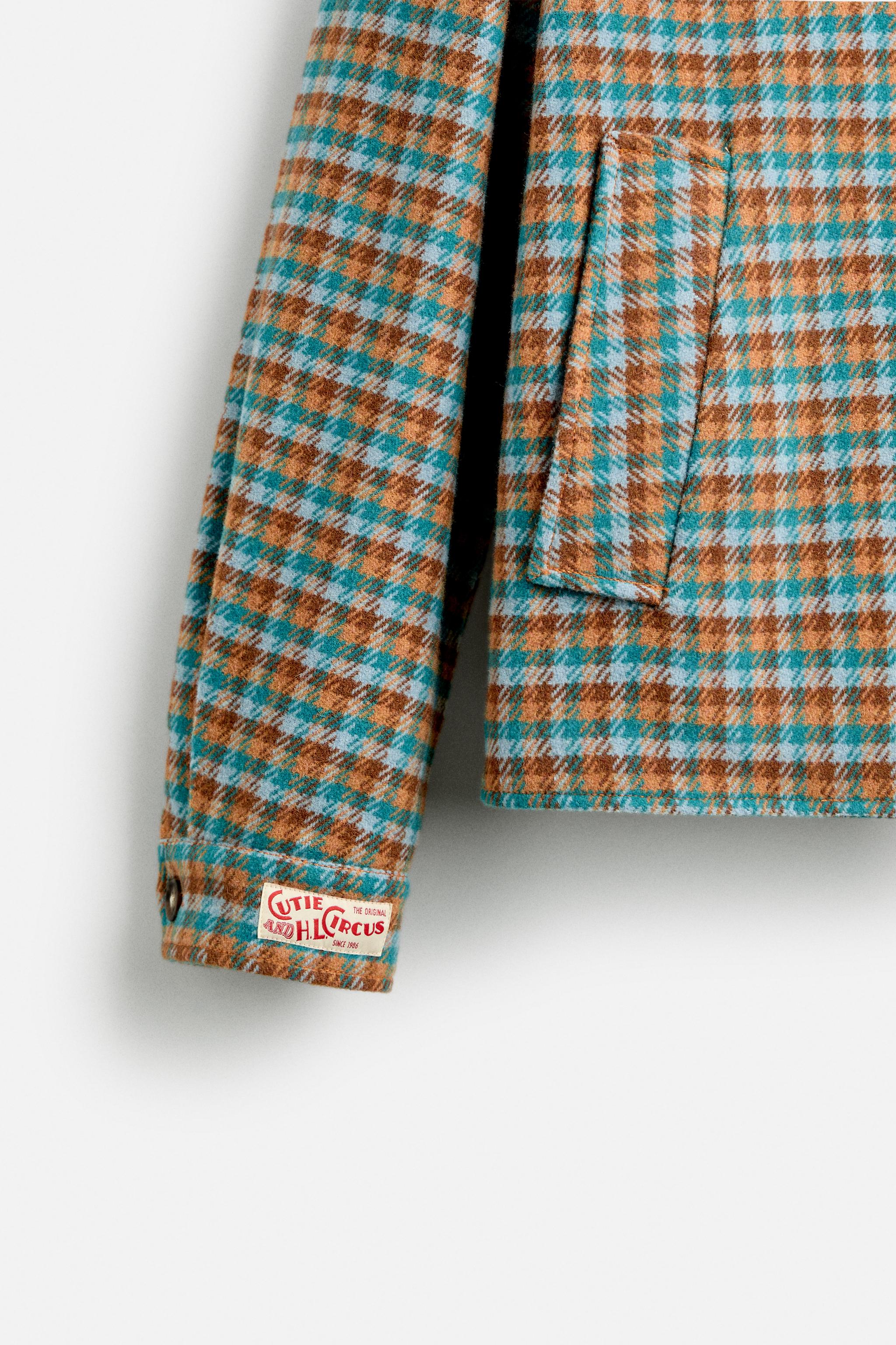 CHECKERED JACKET X HARRY LAMBERT - Multicolored | ZARA