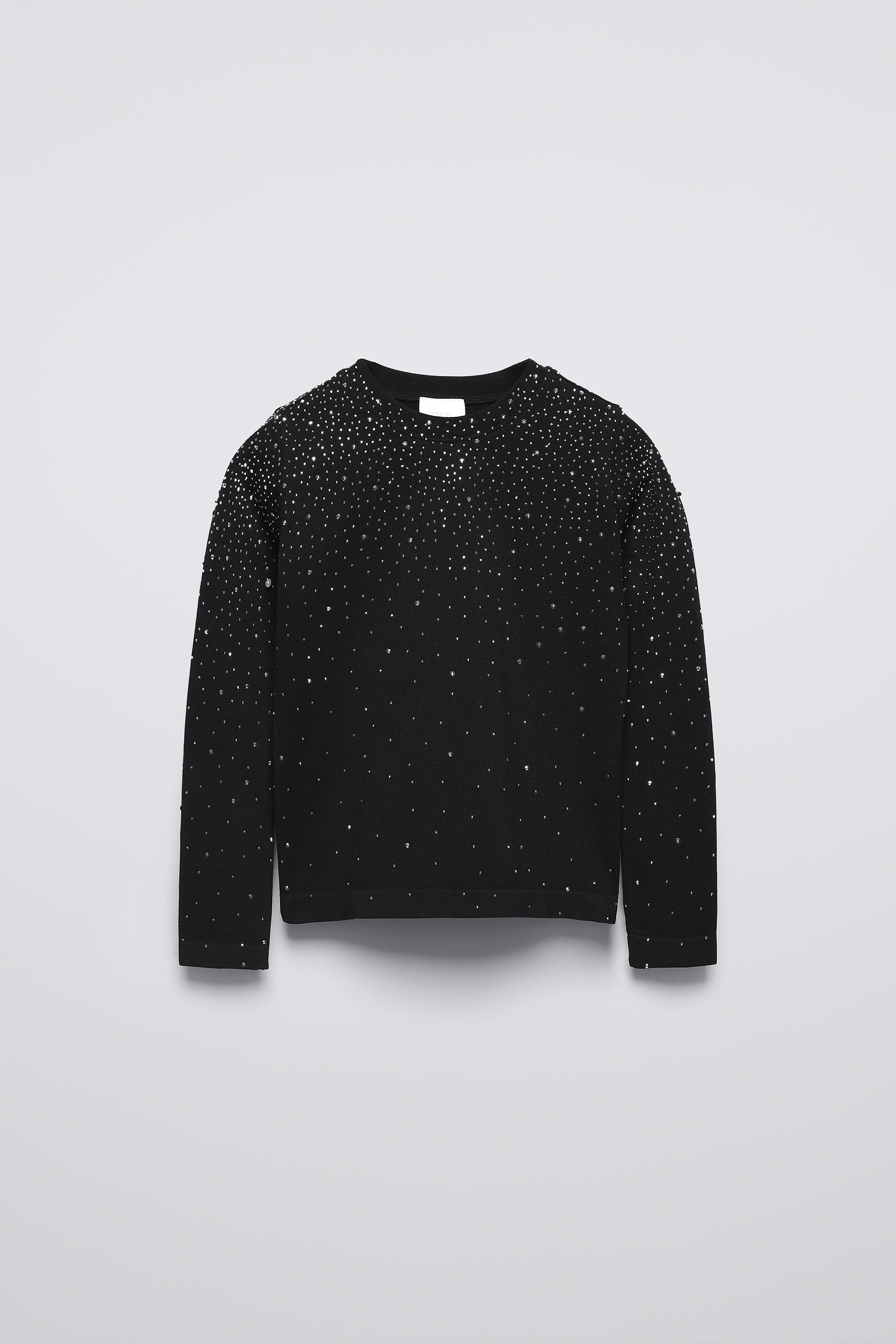 Maglia glitter zara on sale