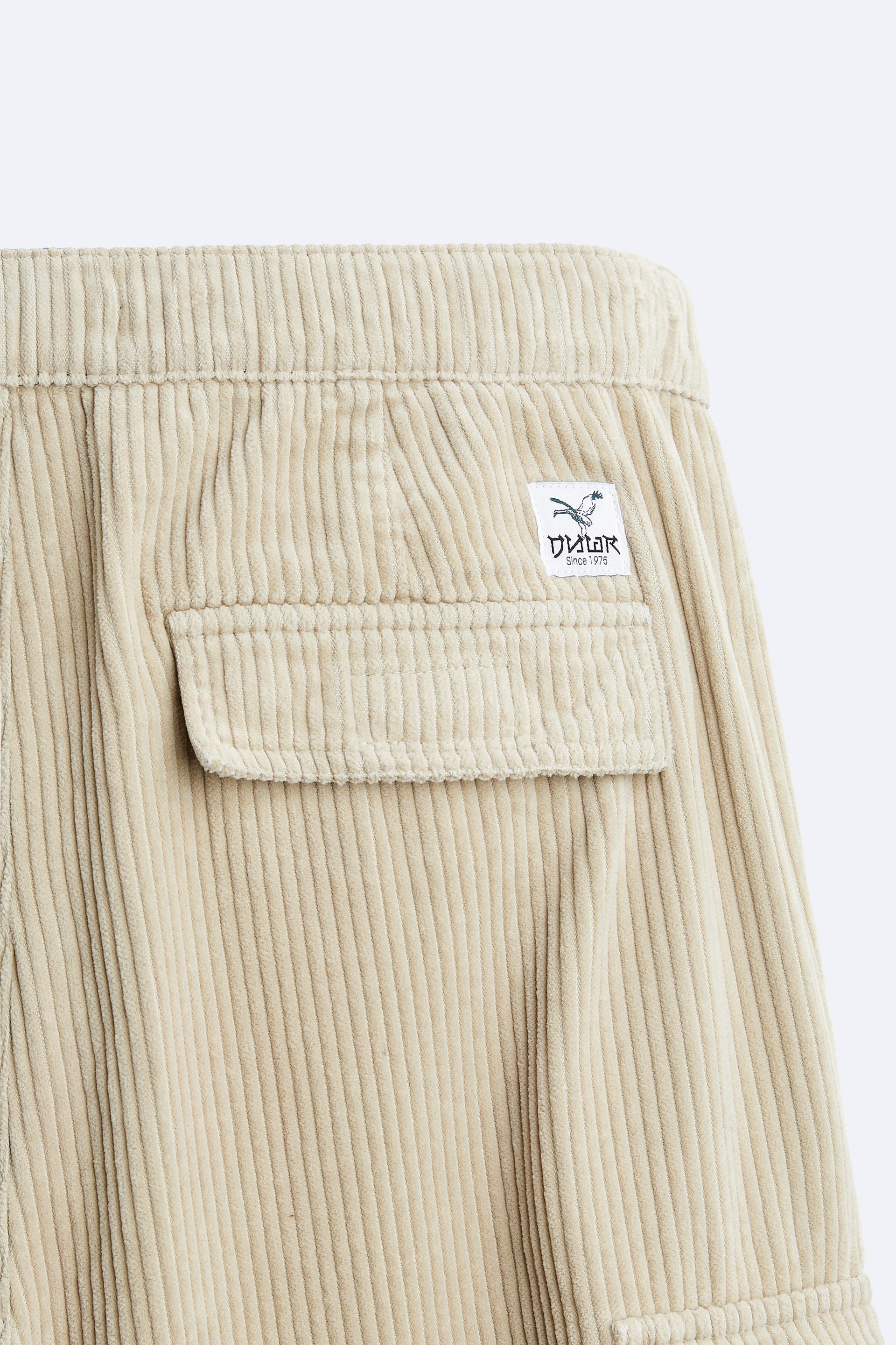 Beige Baggy Cargo Trousers - Zara – Storm Desire