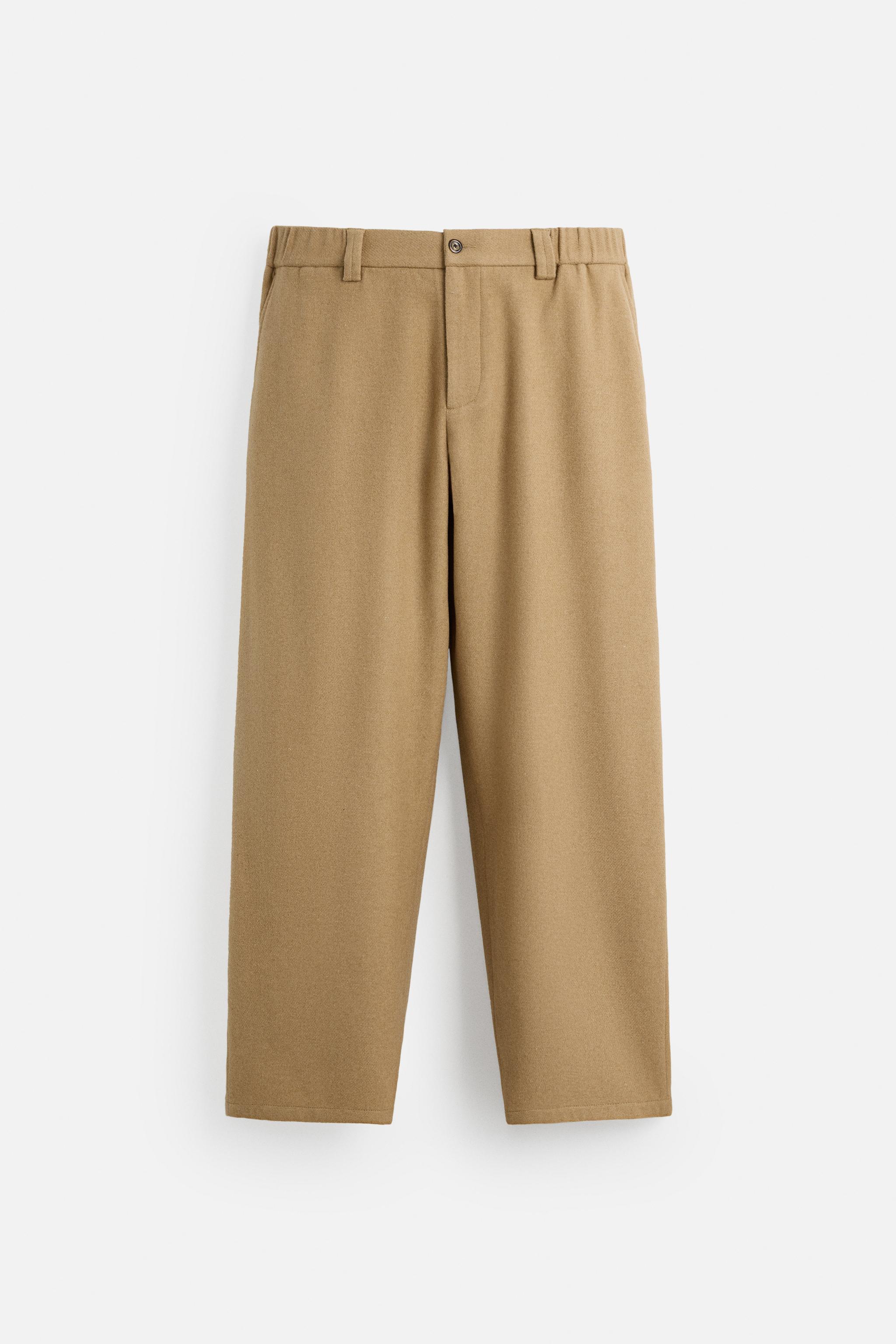 ☆ドイツ発*ZARA*新作*ダブルタックプリーツパンツ/TAUPE☆ org.jpg