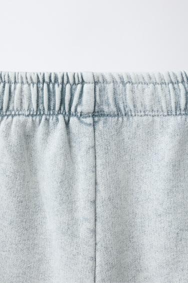 SHORT EN MOLLETON EFFET DÉLAVÉ KPOP DEMON HUNTERS™ NETFLIX © - Gris moyen de Zara - Image 3