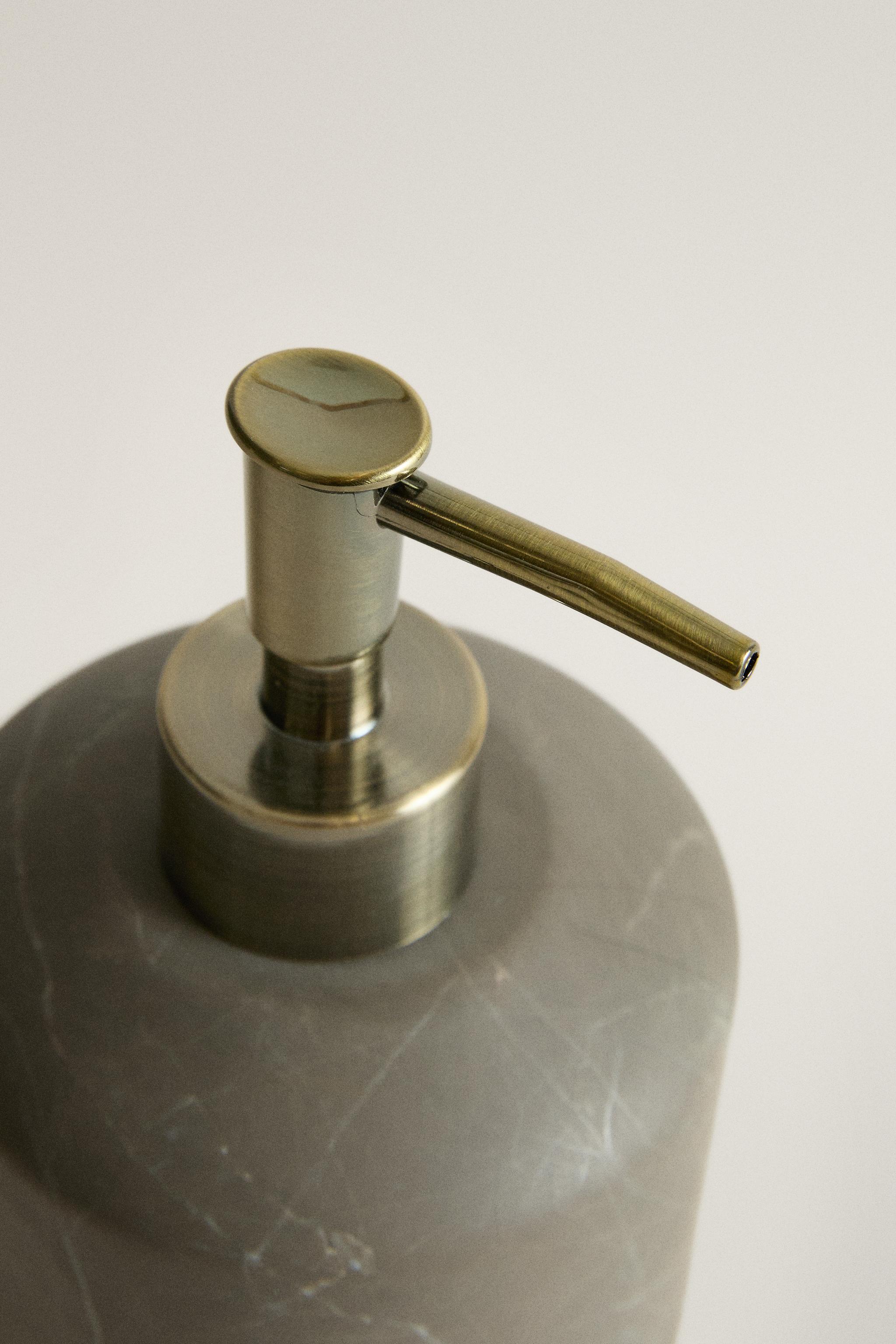 MARBLE BATHROOM SOAP DISPENSER