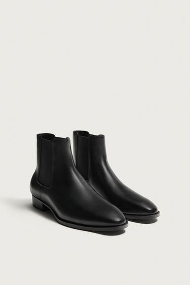 BOTA CHELSEA PUNTA - Negro de Zara