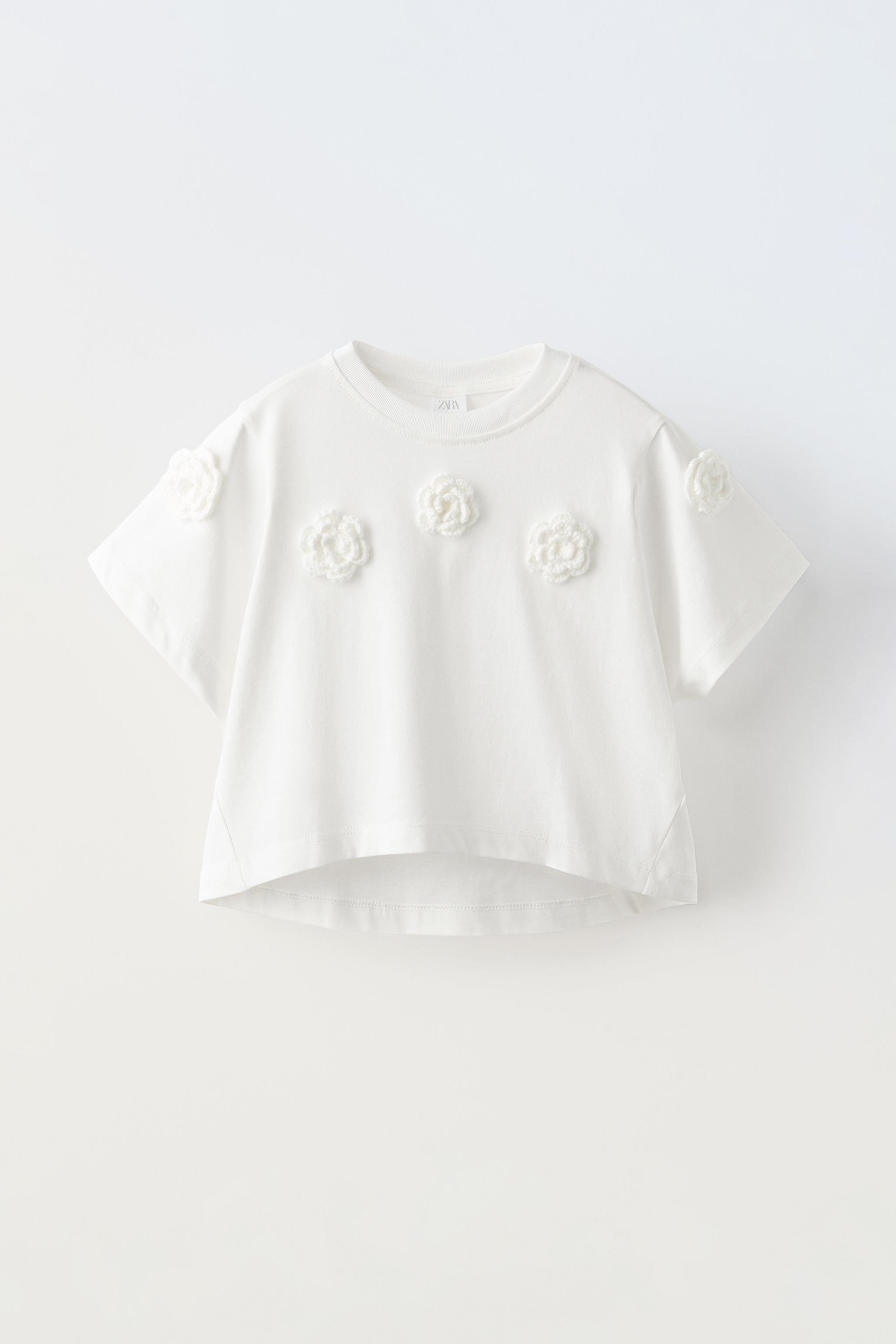 Zara Baby Girl online Floral Crochet Tank and Shorts 3-4