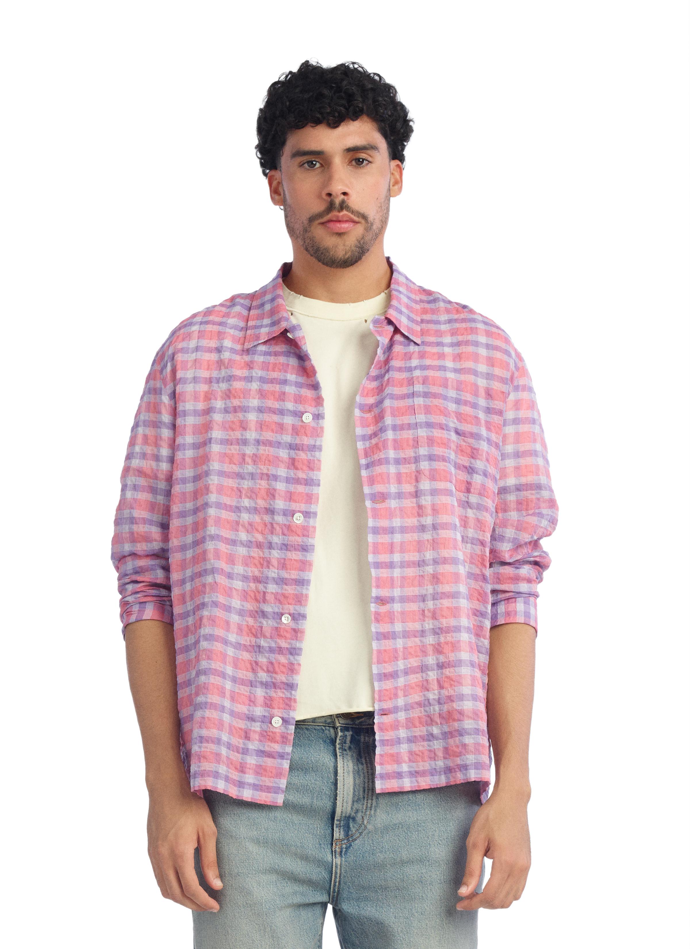 WASHED REVERSIBLE EFFECT T-SHIRT — Butter