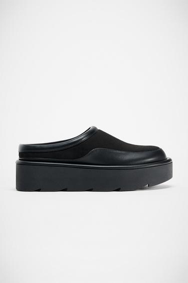 COMBINATION PLATFORM CLOGS - Black by Zara