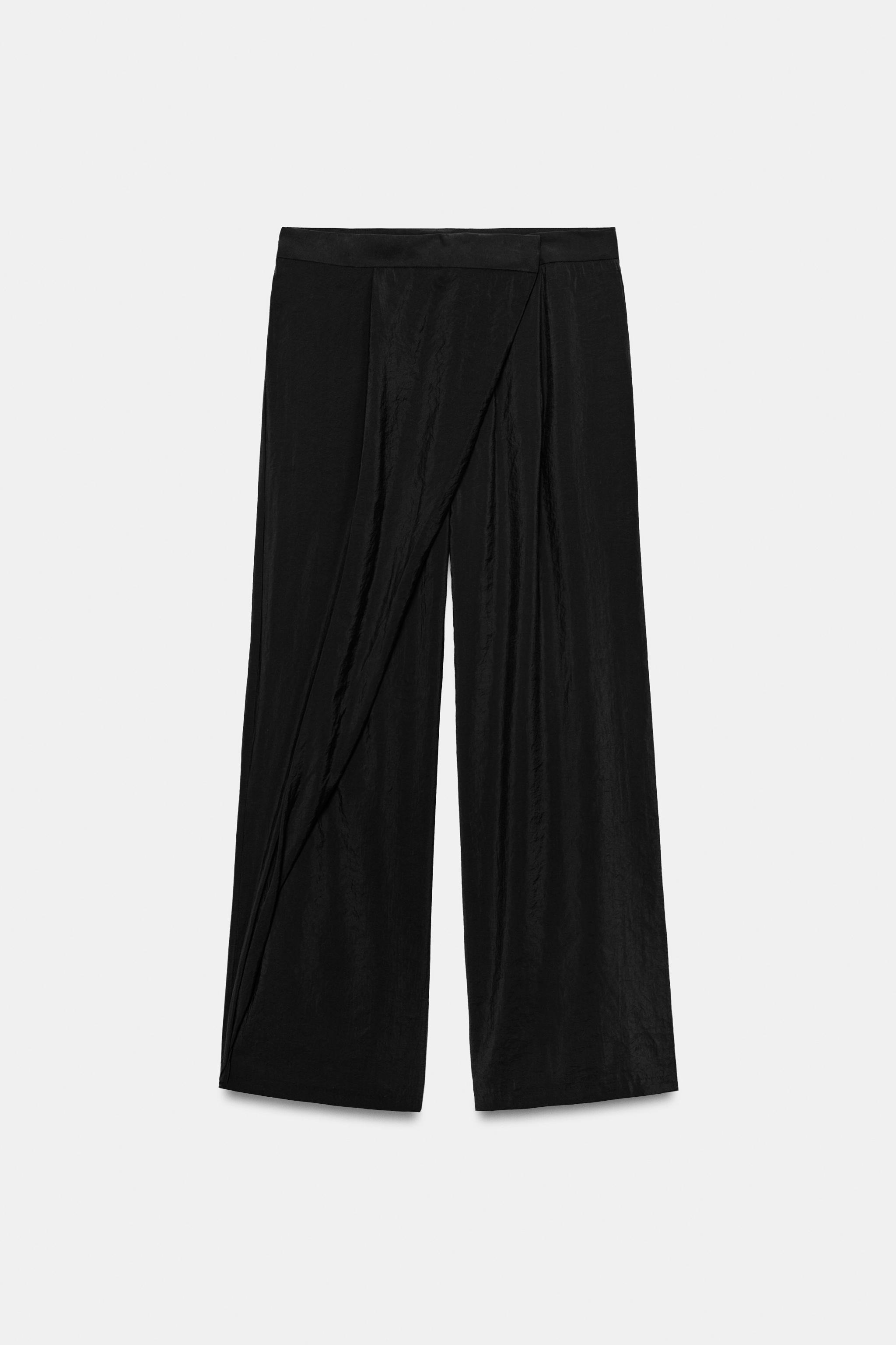 FLOWING WRAP TROUSERS - Midnight blue | ZARA South Africa