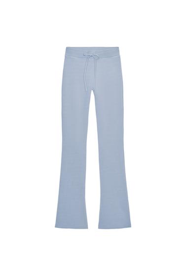 PANTALÓN FLARE EFECTO LAVADO - Azul / Gris de Zara