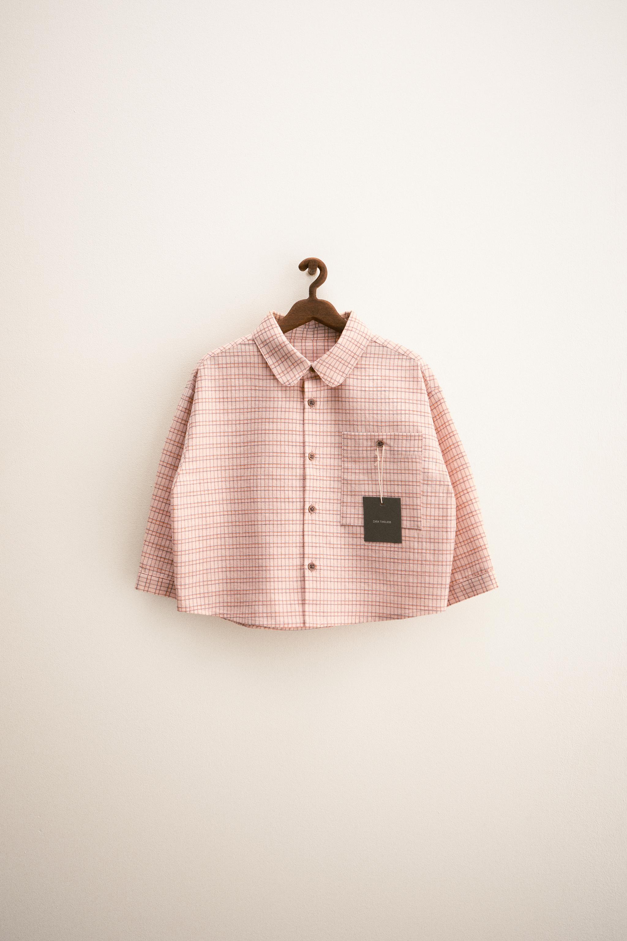 【美品】Time Will Tell_Blush/Tartan Multi Maize Plaid Velvet Tunic