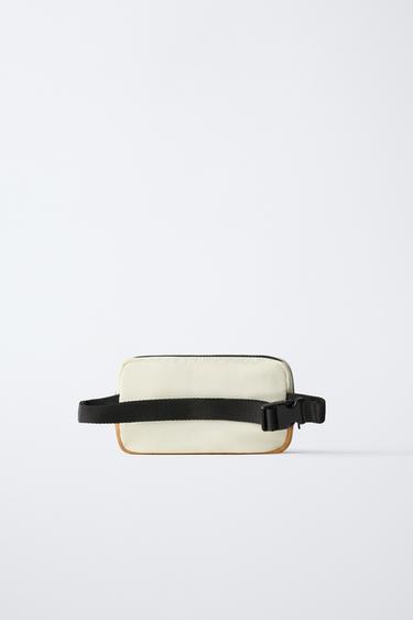 BELT BAG WITH PATCHES - Sand Brown by Zara - Image 4