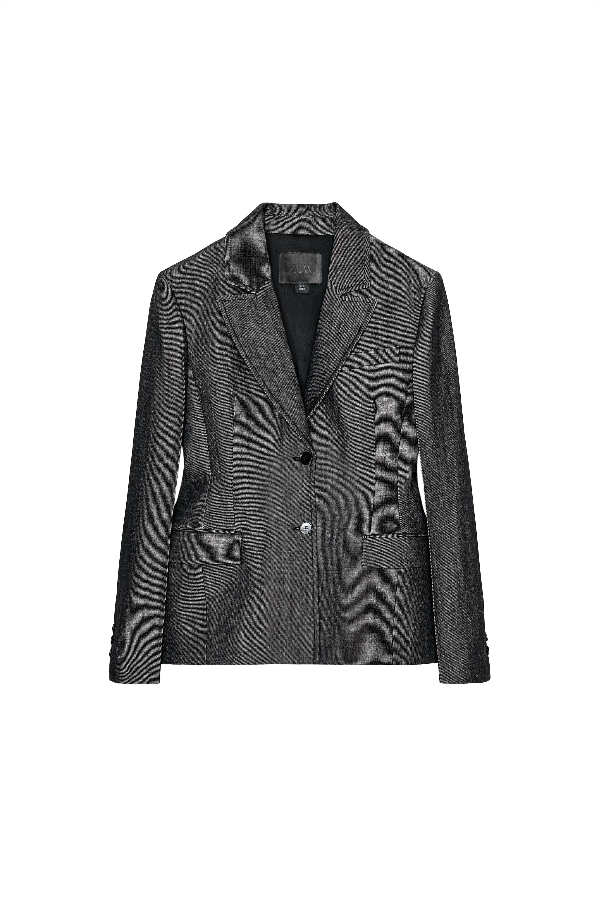 もも☆ 美品☆ ZARAデニムブレザー ZWコレクション デニムブレザー ZW COLLECTION - ブラック | ZARA Japan / 日本