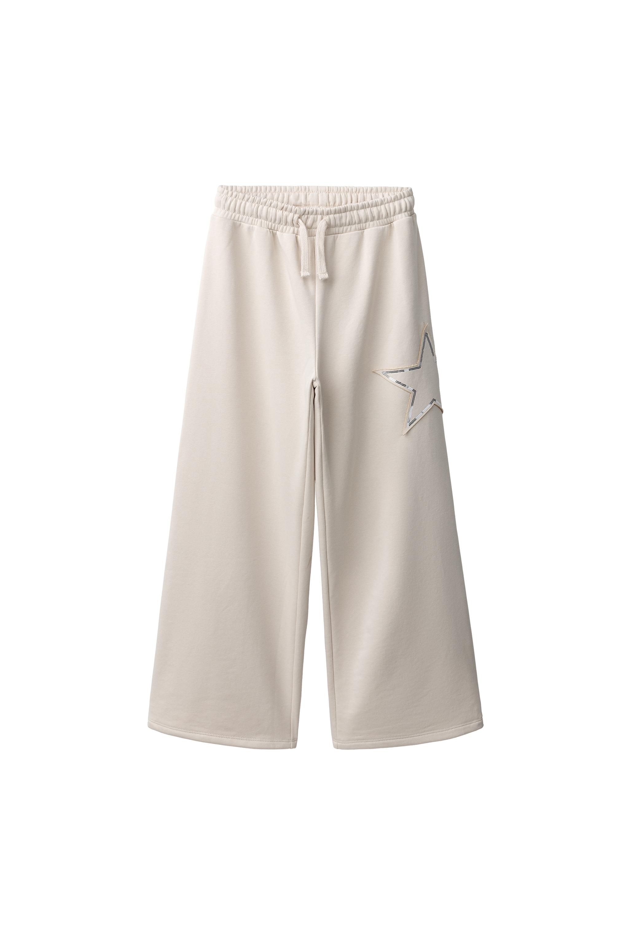 STAR WIDE-LEG TROUSERS - Ecru | ZARA South Africa