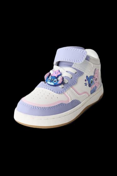 LILO & STITCH © DISNEY HIGH-TOP SNEAKERS - White by Zara