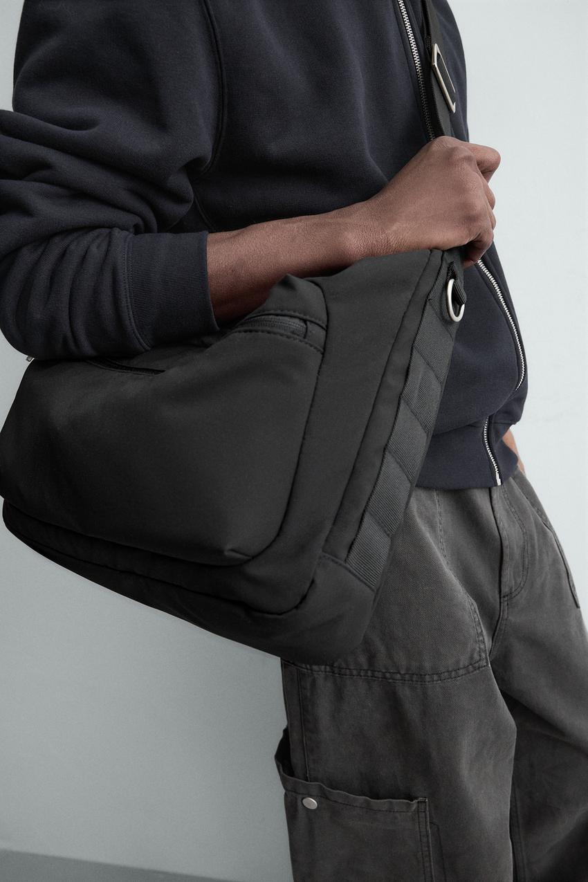 ナイロンショルダーバッグ - ブラック | ZARA Japan / 日本