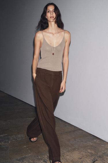 ZW COLLECTION JOGGER TROUSERS - Brown by Zara - Image 0