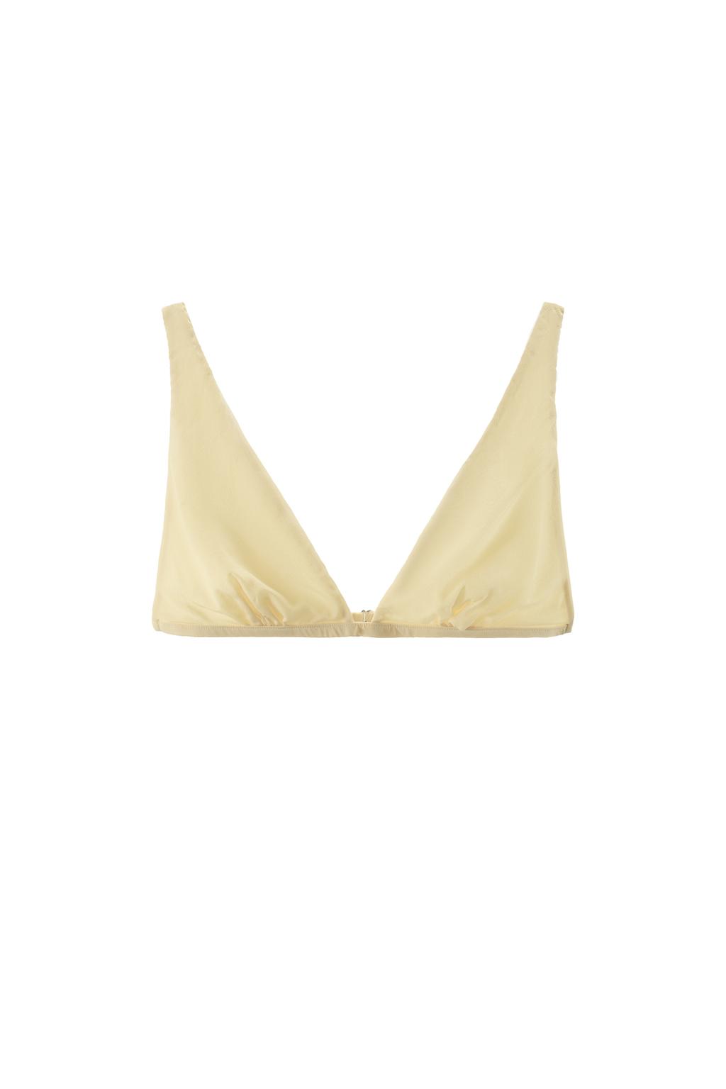 SILK BLEND TRIANGLE BRA - image 3