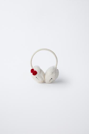 CACHE-OREILLES EFFET FOURRURE HELLO KITTY © SANRIO - Écru de Zara - Image 1
