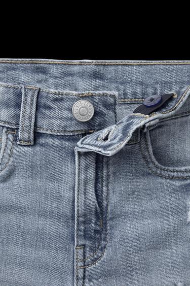 JEANS SKINNY FIT ROTOS - Azul de Zara