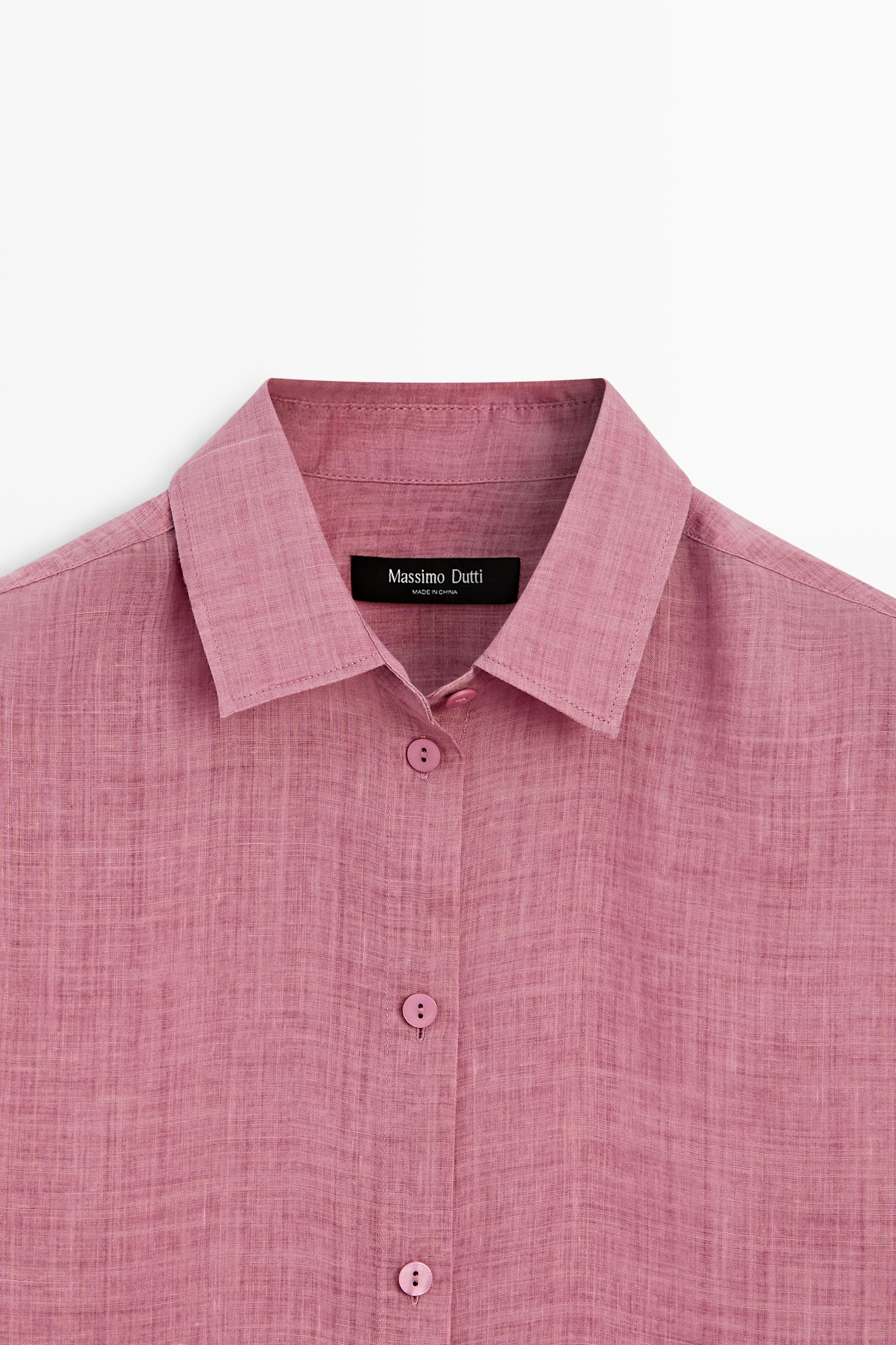 Chemise fluide en ramie