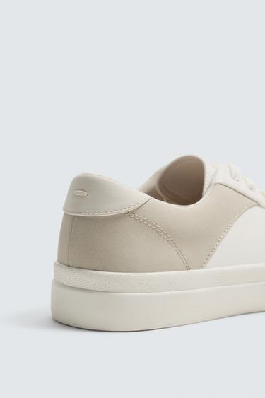 TRAINERS WITH HEEL DETAIL - White by Zara - Image 5