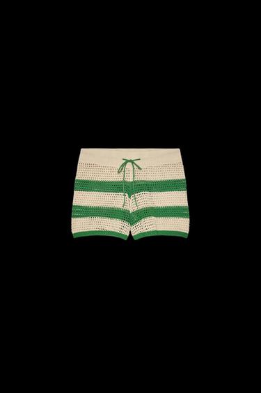 Zara KNIT SHORTS - Multicolored - Image 0