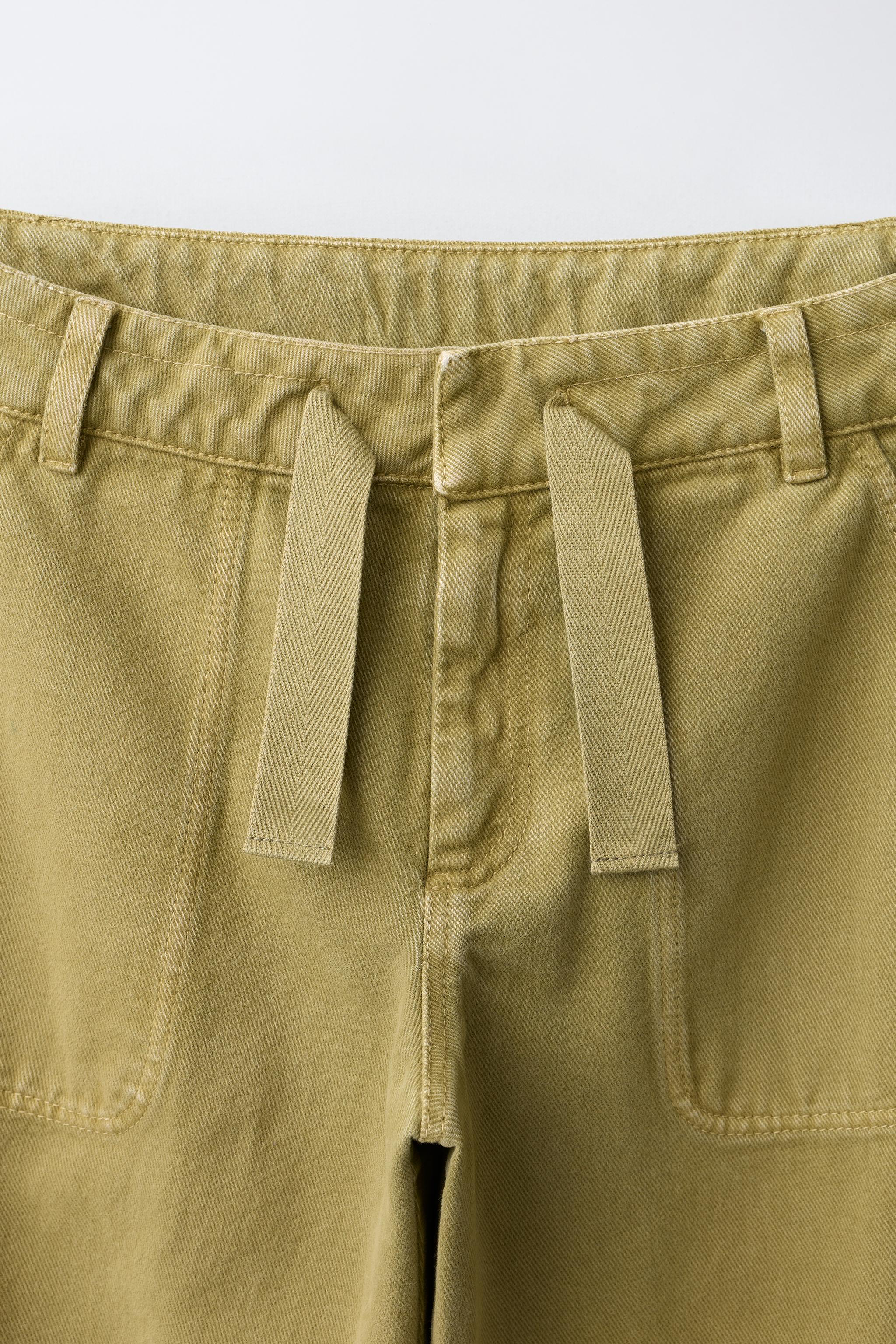 WIDE LEG CARGO PANTS