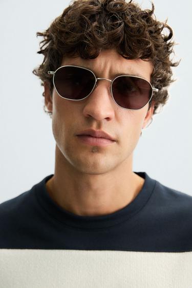 Zara CONTRAST STRIPED SWEATSHIRT - Ecru / Navy