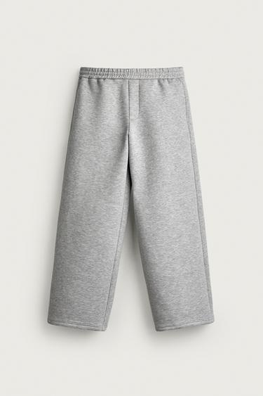 RELAXED FIT TECHNICAL JOGGERS — Grey marl 1