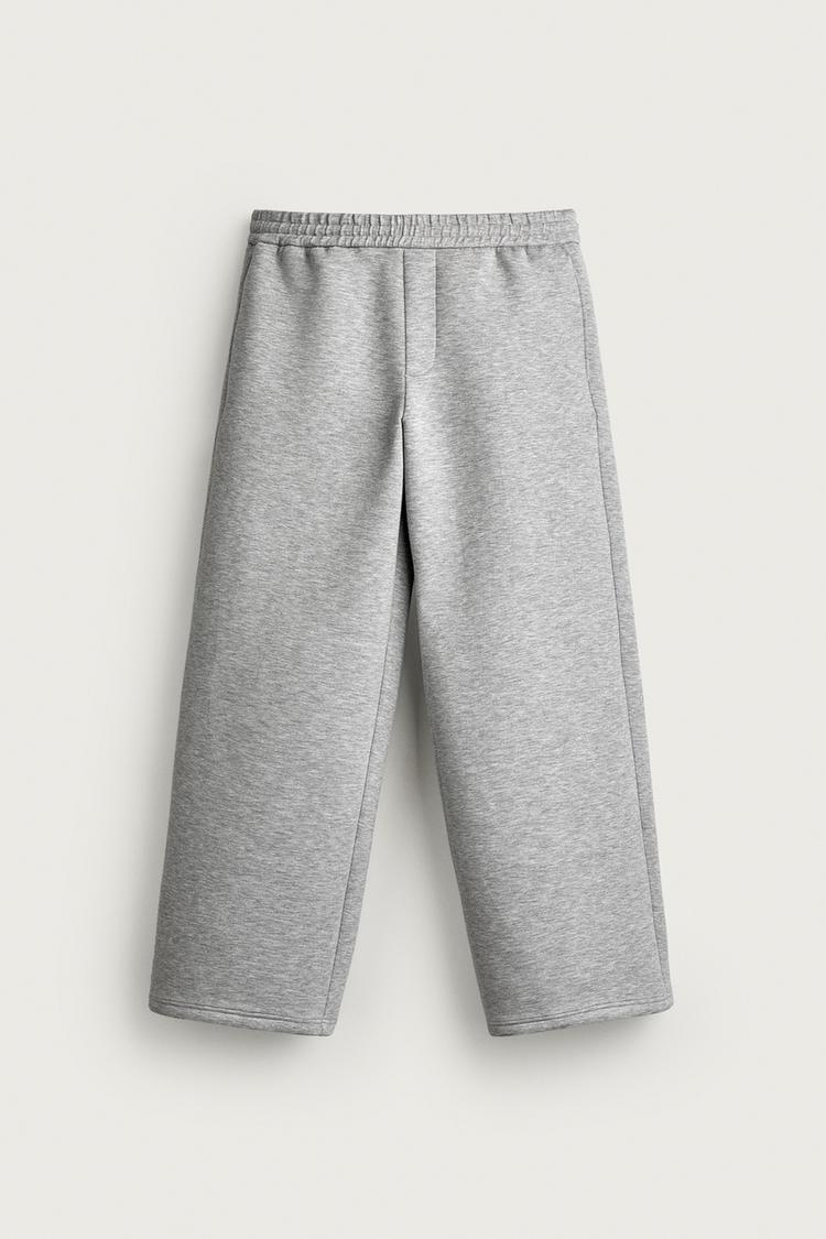 RELAXED FIT TECHNICAL JOGGERS — Grey marl