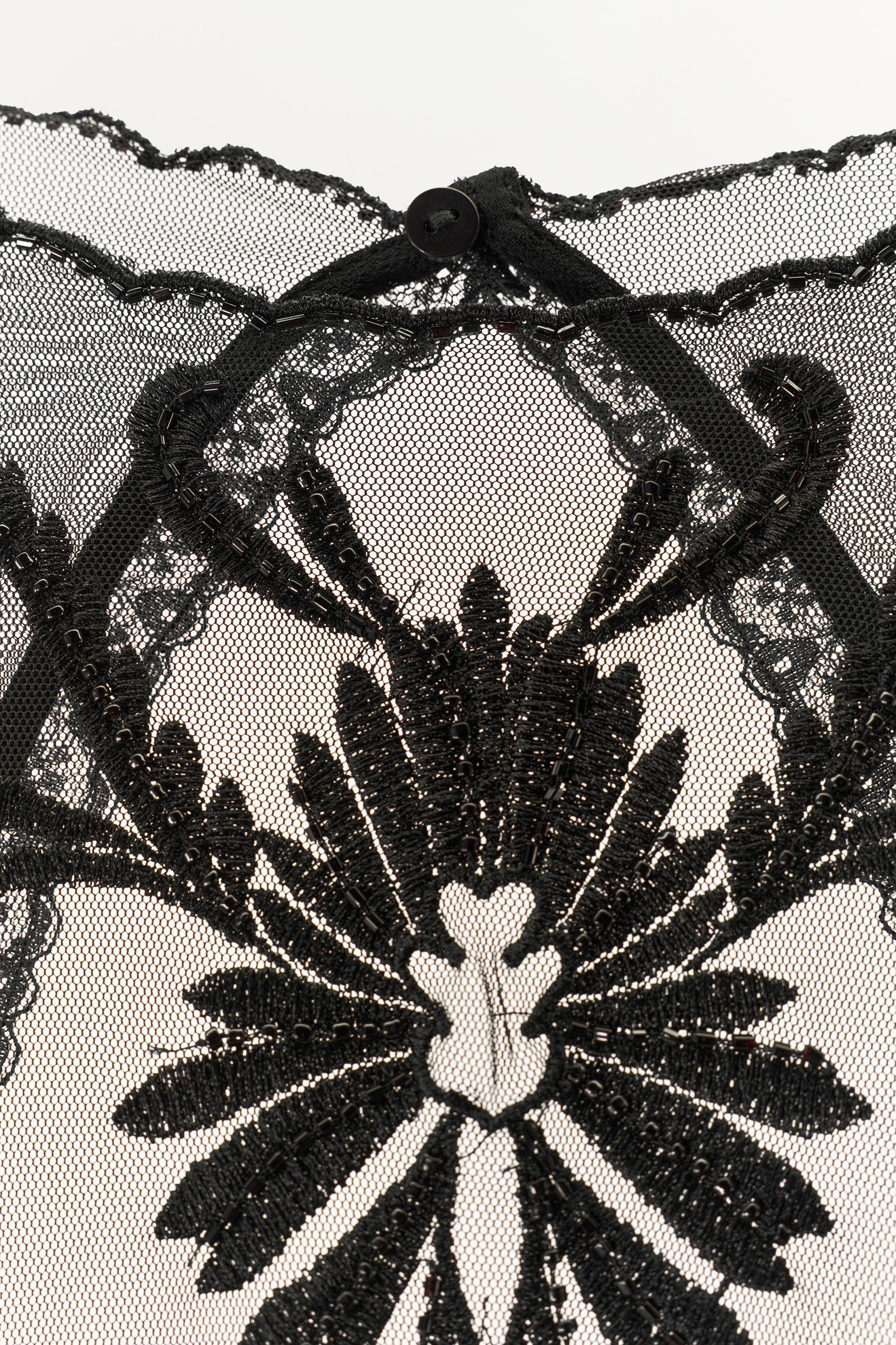 ROBE GODETS BRODÉS FANTAISIE