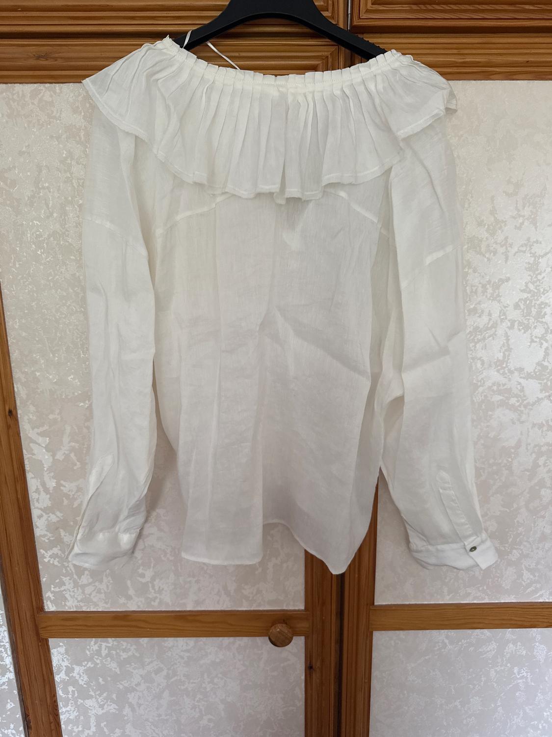LINEN AND SILK BLEND SHIRT ZW COLLECTION - Image 3