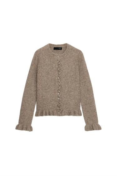 CHAQUETA PUNTO VOLANTES - Visón de Zara