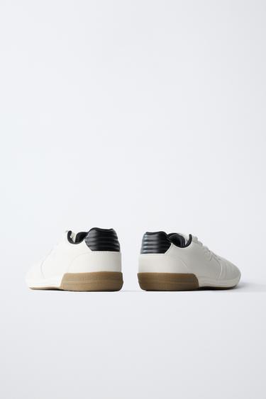 FOOTBALL SNEAKERS - White by Zara - Image 6