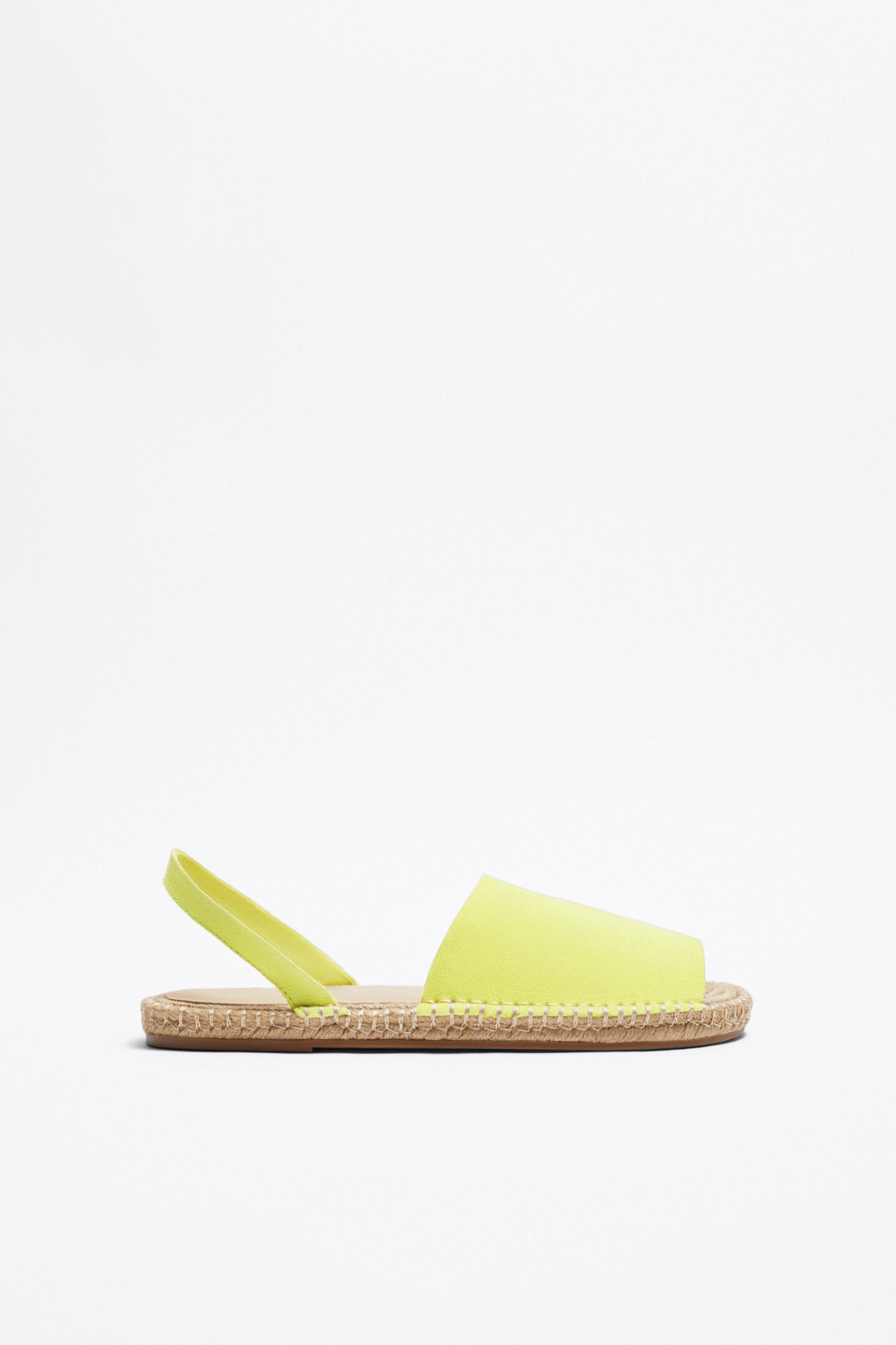 Zara 2024 mustard sandals