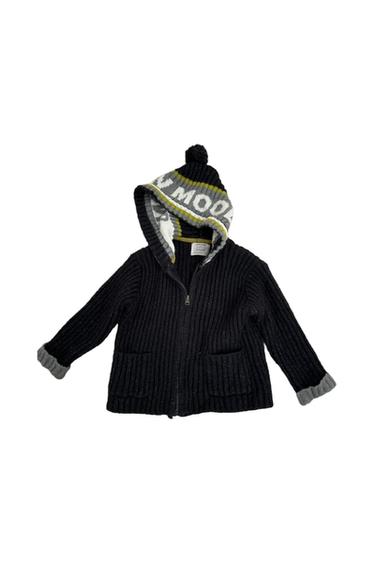 HOODED SWEATER COZY KNIT