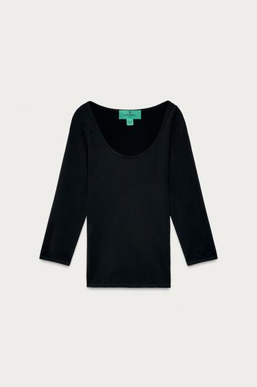 TOP SIN COSTURAS MARISA BERENSON X ZARA