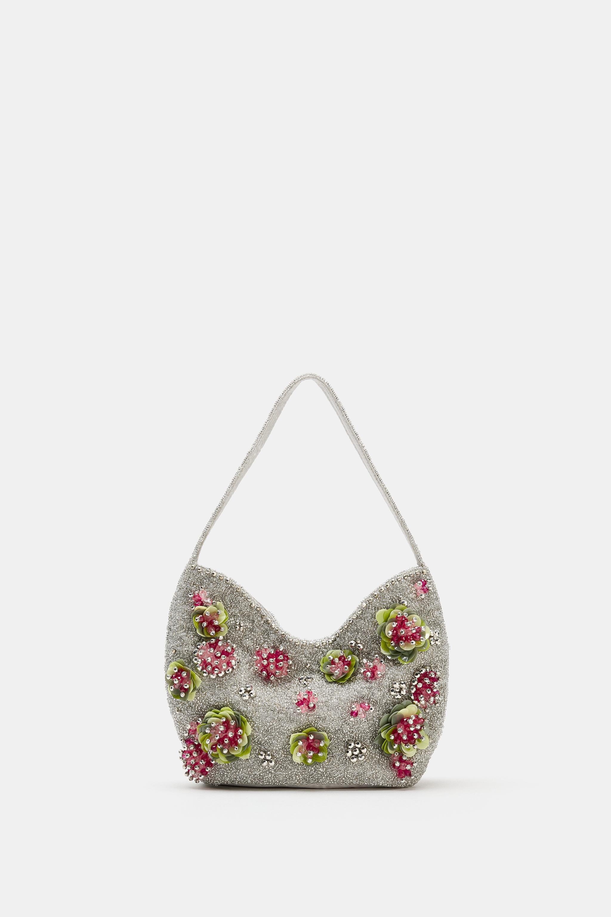 Женские сумки Zara BEADED SHOULDER — фото 3