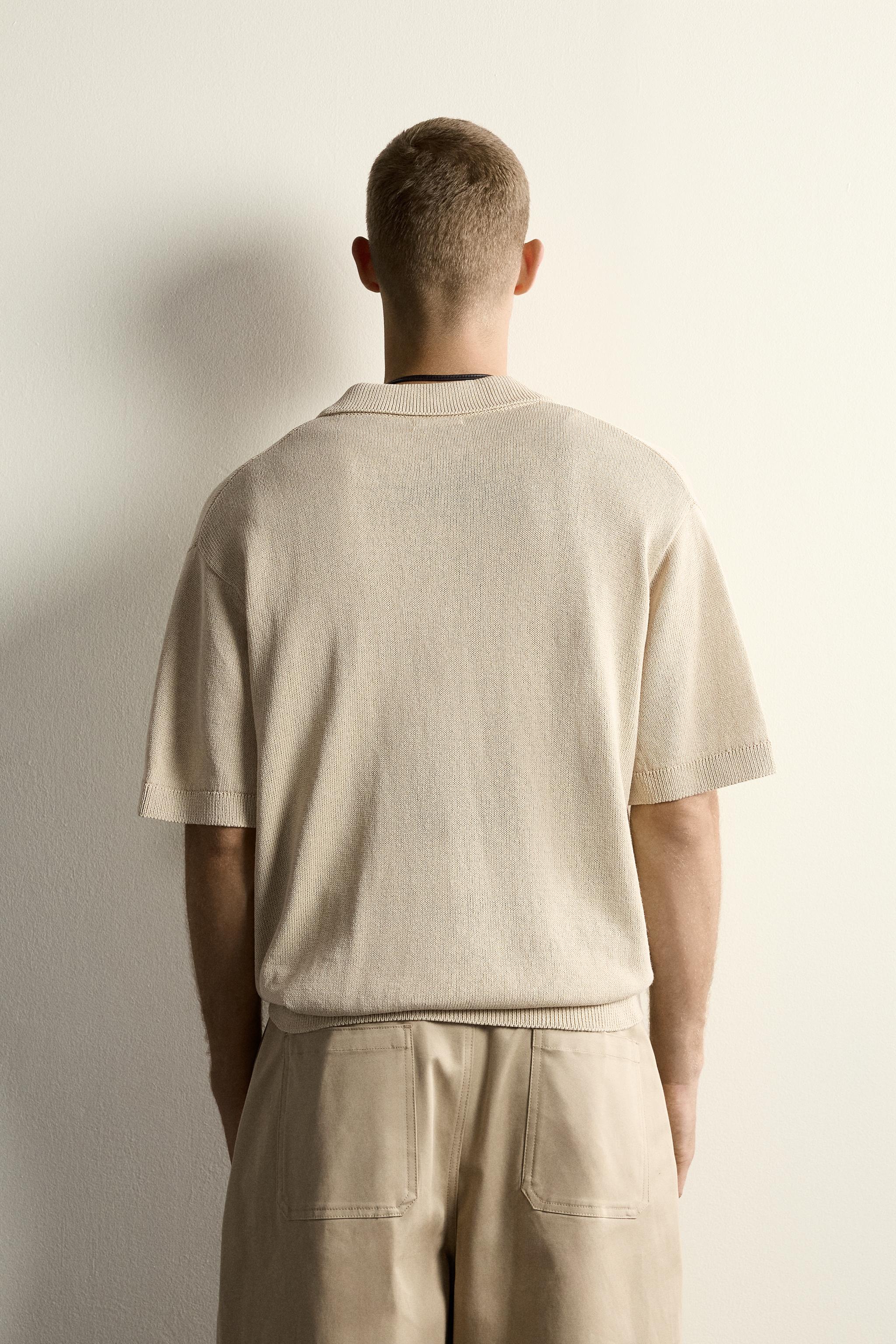 RELAXED FIT KNIT SHIRT