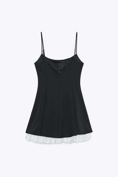 ROBE COURTE BAS COORDONNÉ - Bleu marine foncé de Zara - Image 5