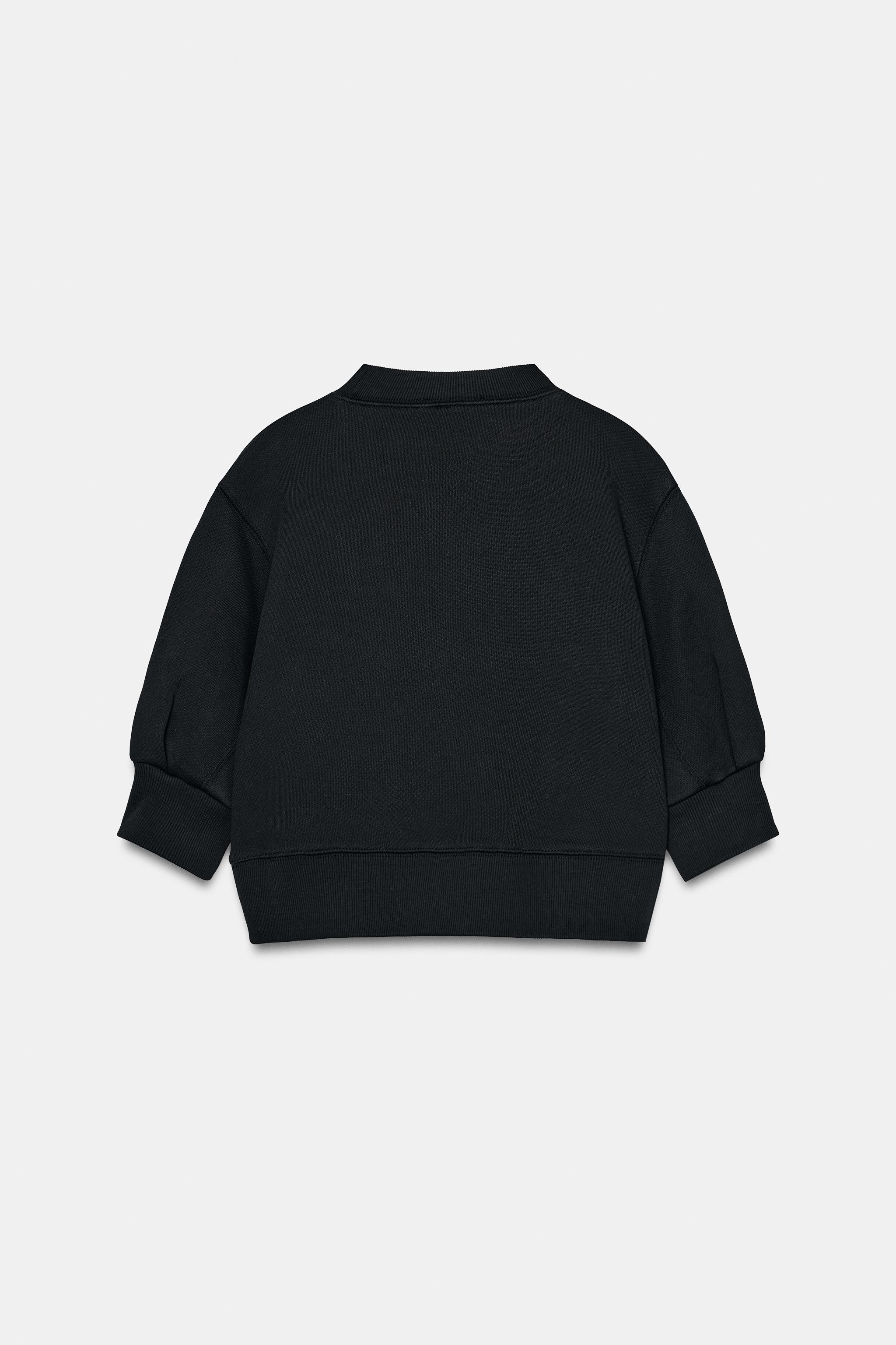 VOLUME CROPPED SWEATSHIRT
