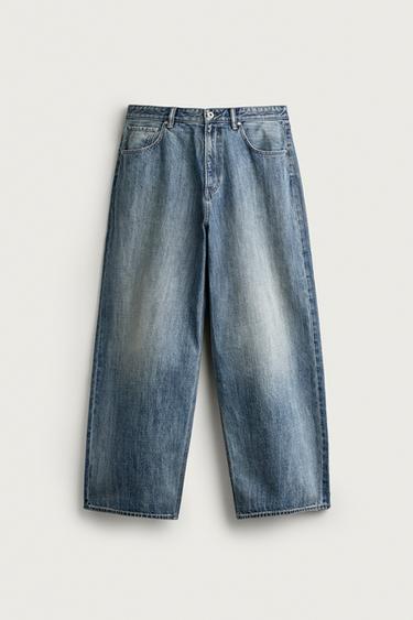 ДЖИНСИ BAGGY FIT - Блакитний Zara