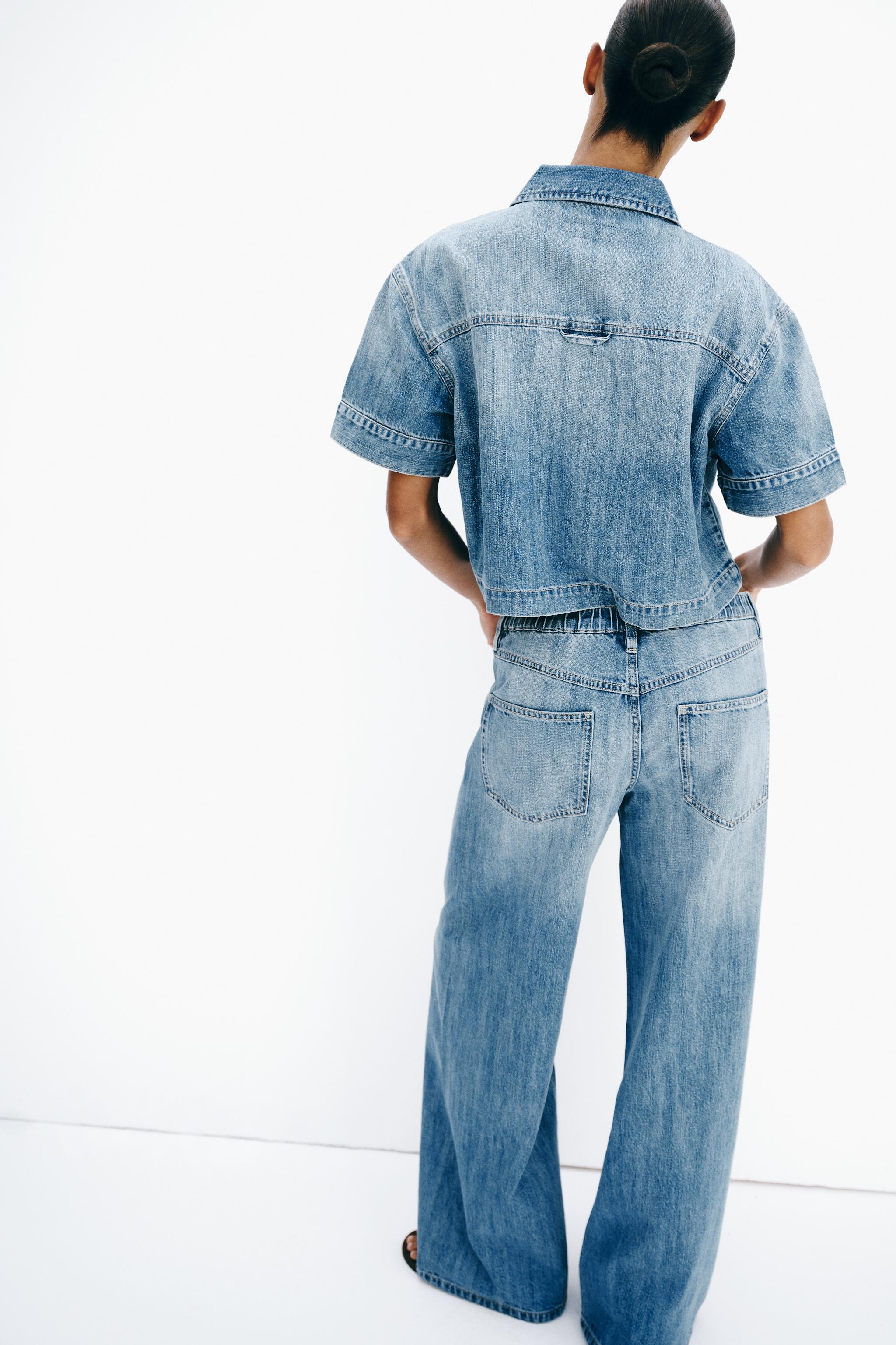 Z1975 WIDE LEG JEANS AND SHIRT SET | ZARA United States