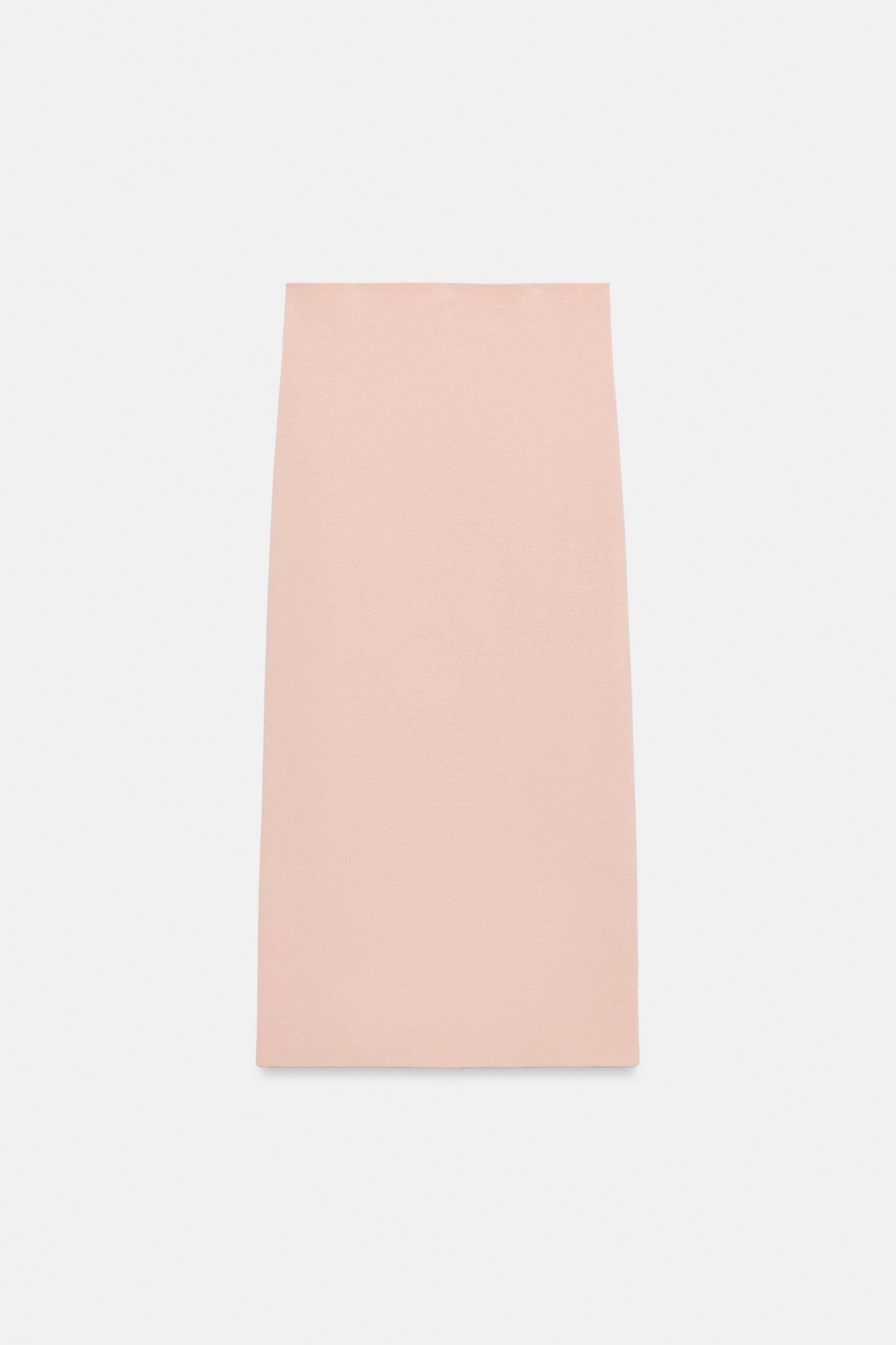 KNIT MIDI SKIRT