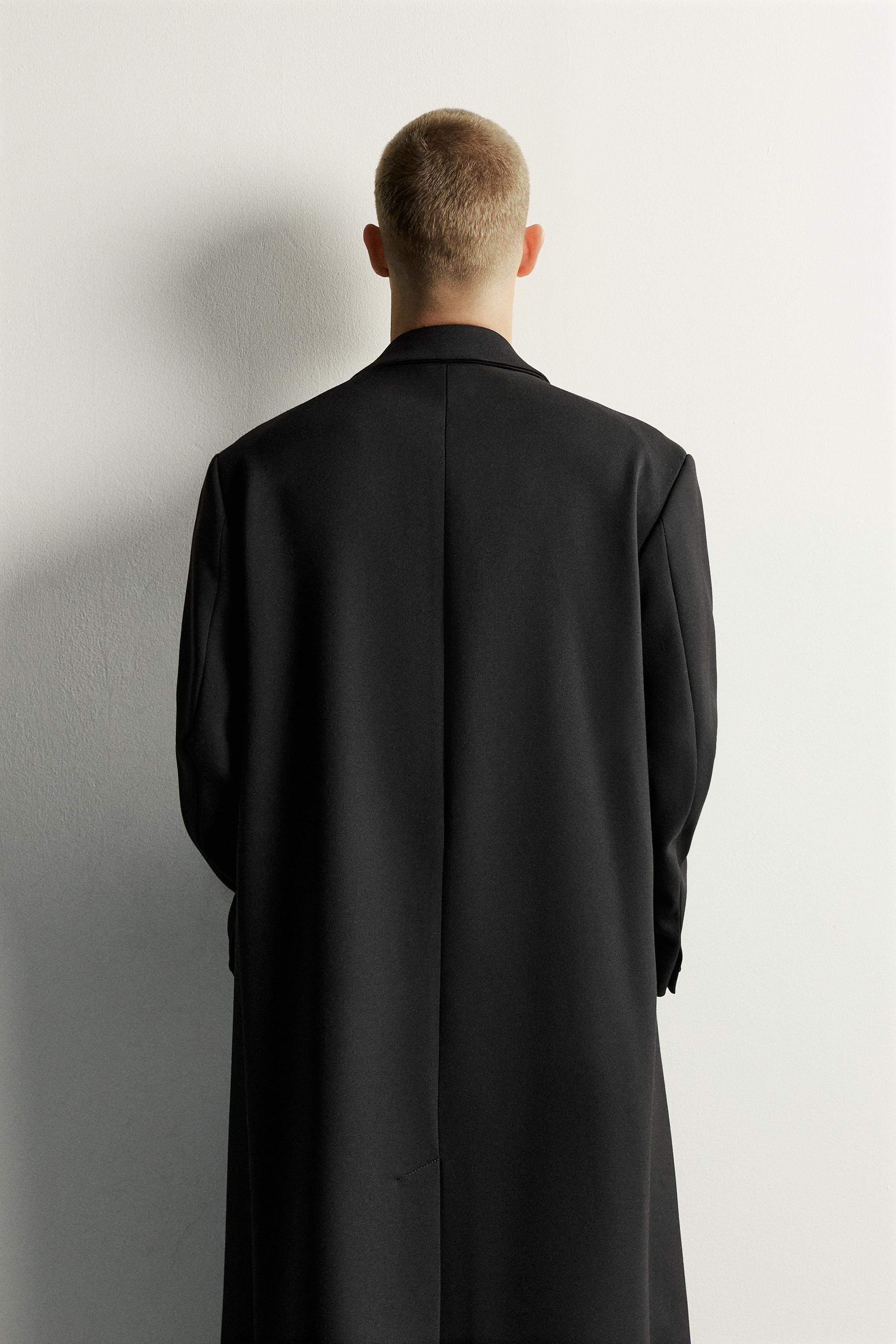 OVERSIZED FIT DOUBLE-BREASTED COAT