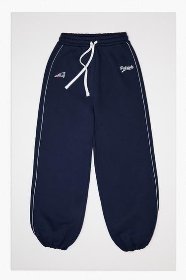 Zara NFL PATRIOTS SWEATPANTS - Navy blue