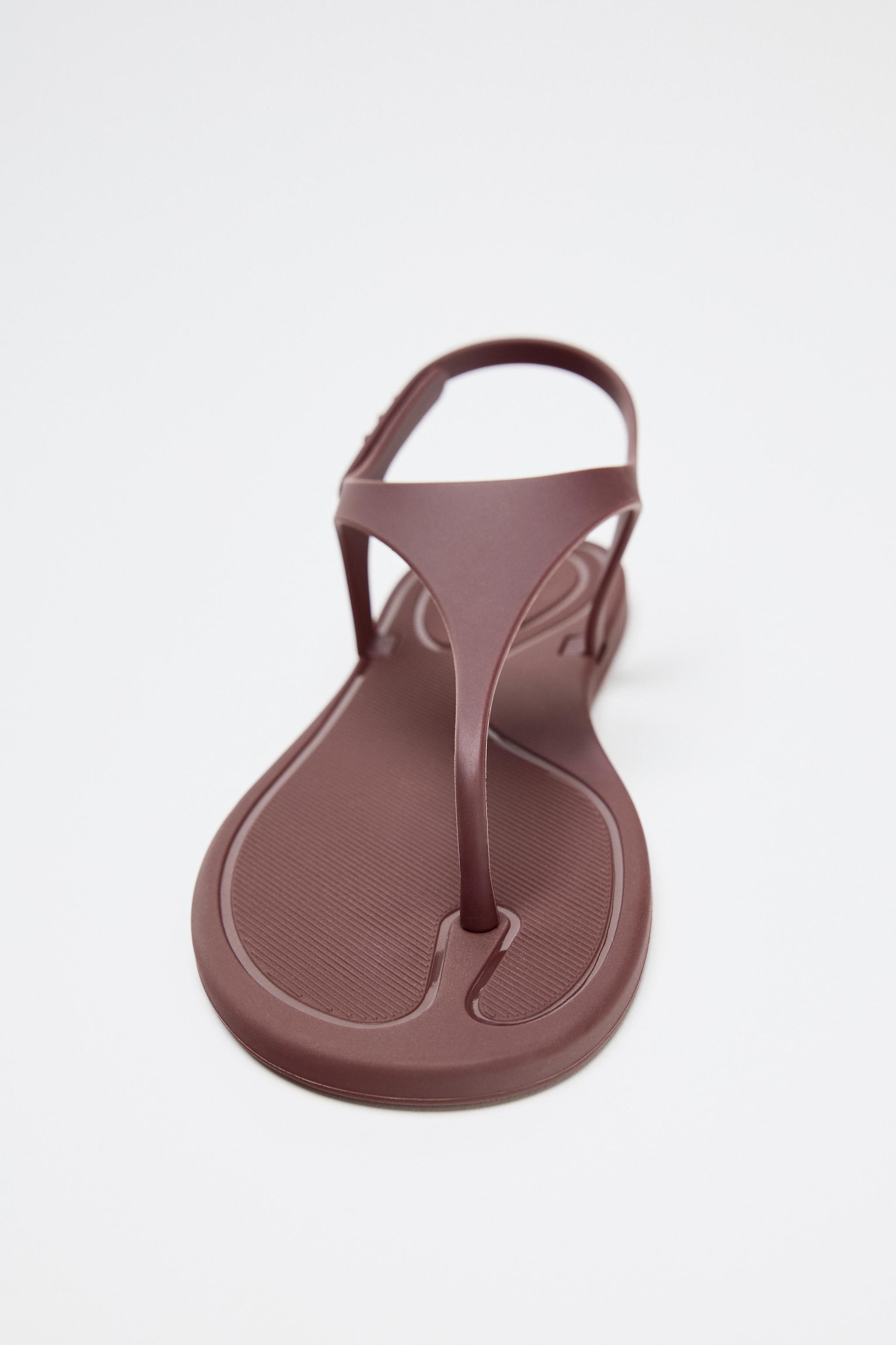 【ZARA】 ラバーフィニッシュ サンダル 5508/510/025 ZARA】 ラバーフィニッシュ サンダル 5508/510/025 (ZARA