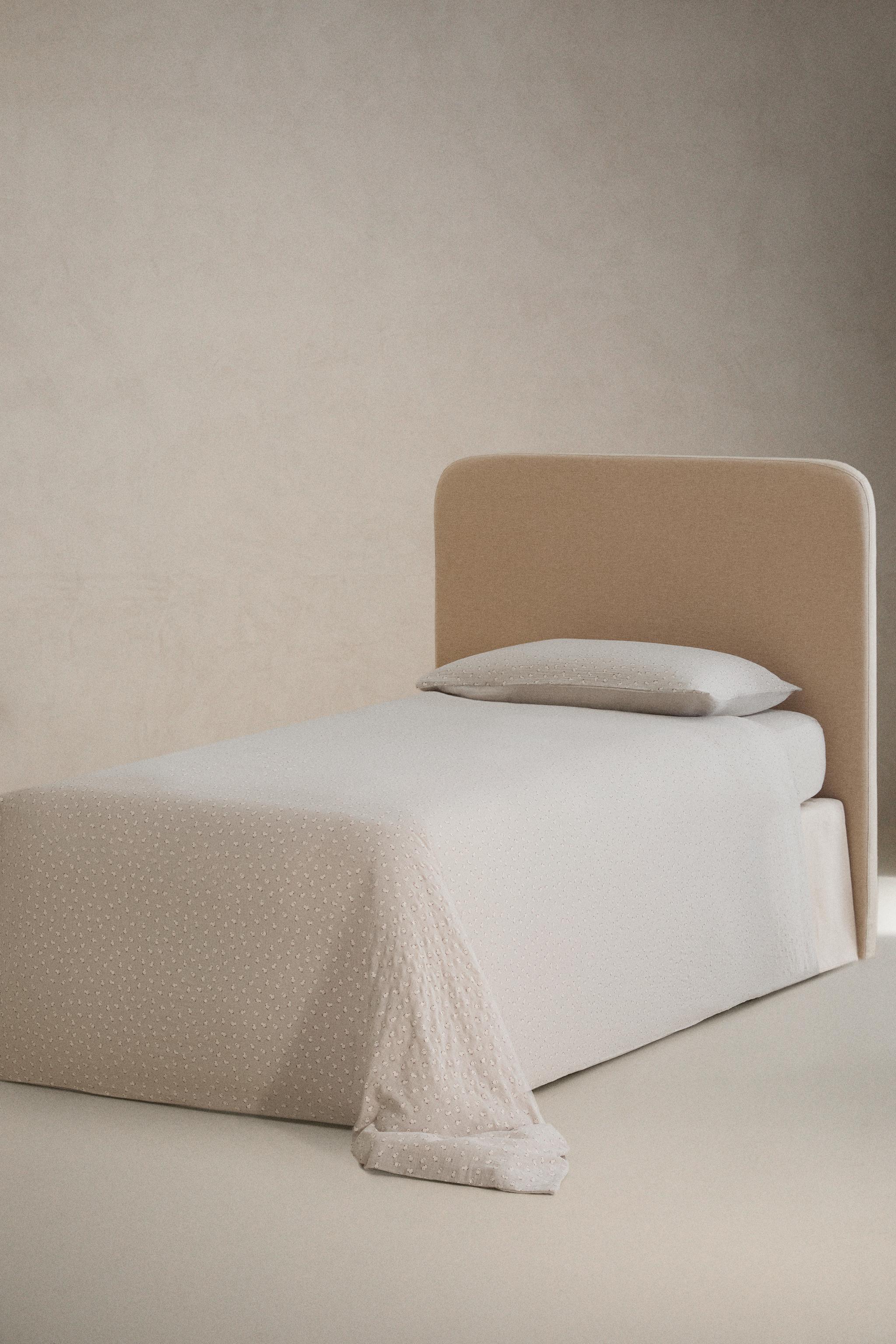 KIDS' CHICK MUSLIN COTTON FITTED SHEET — Taupe grey