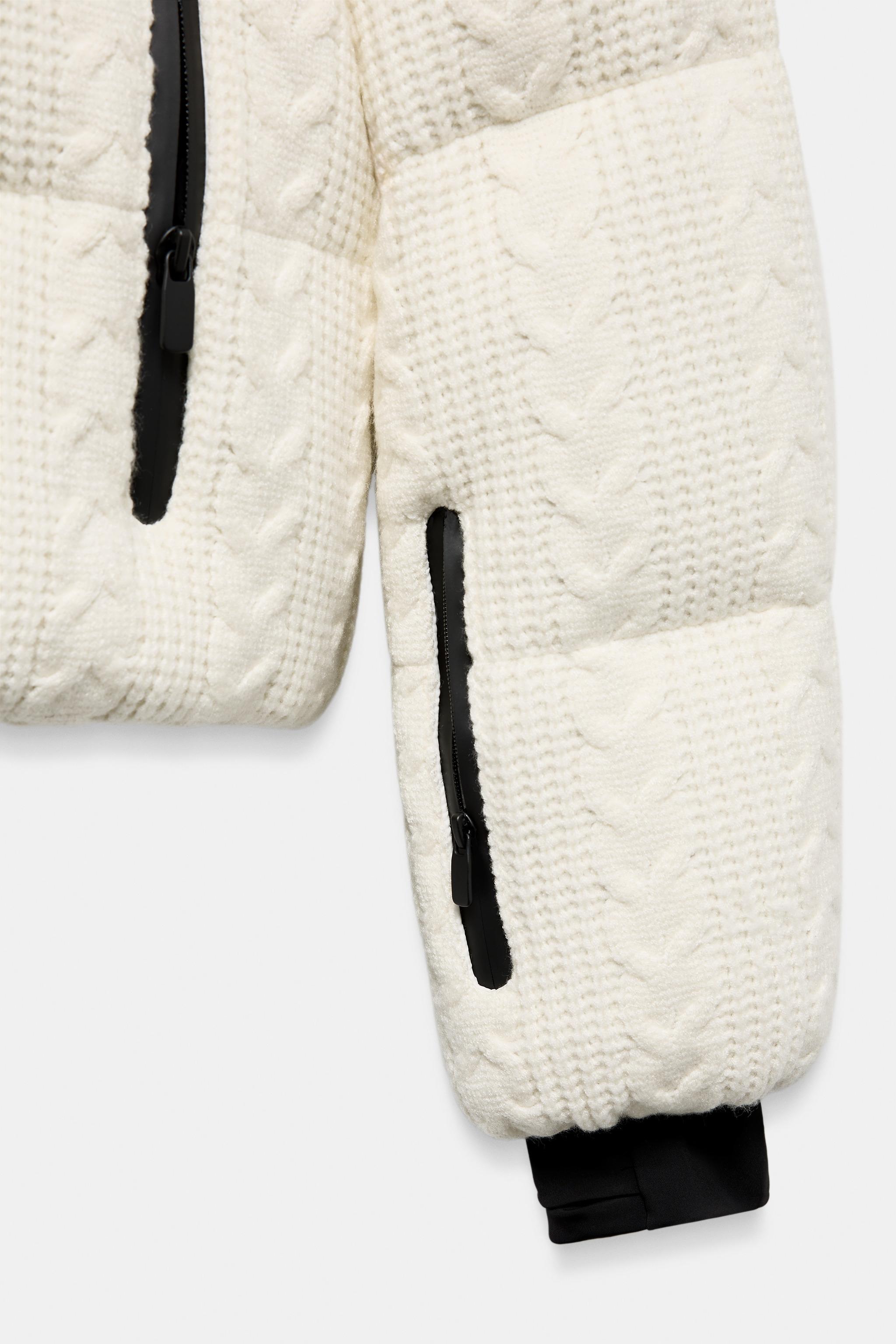 SHEARLING PUFFER JACKET HEIQ XREFLEX™ RECCO® TECHNOLOGY SKI COLLECTION